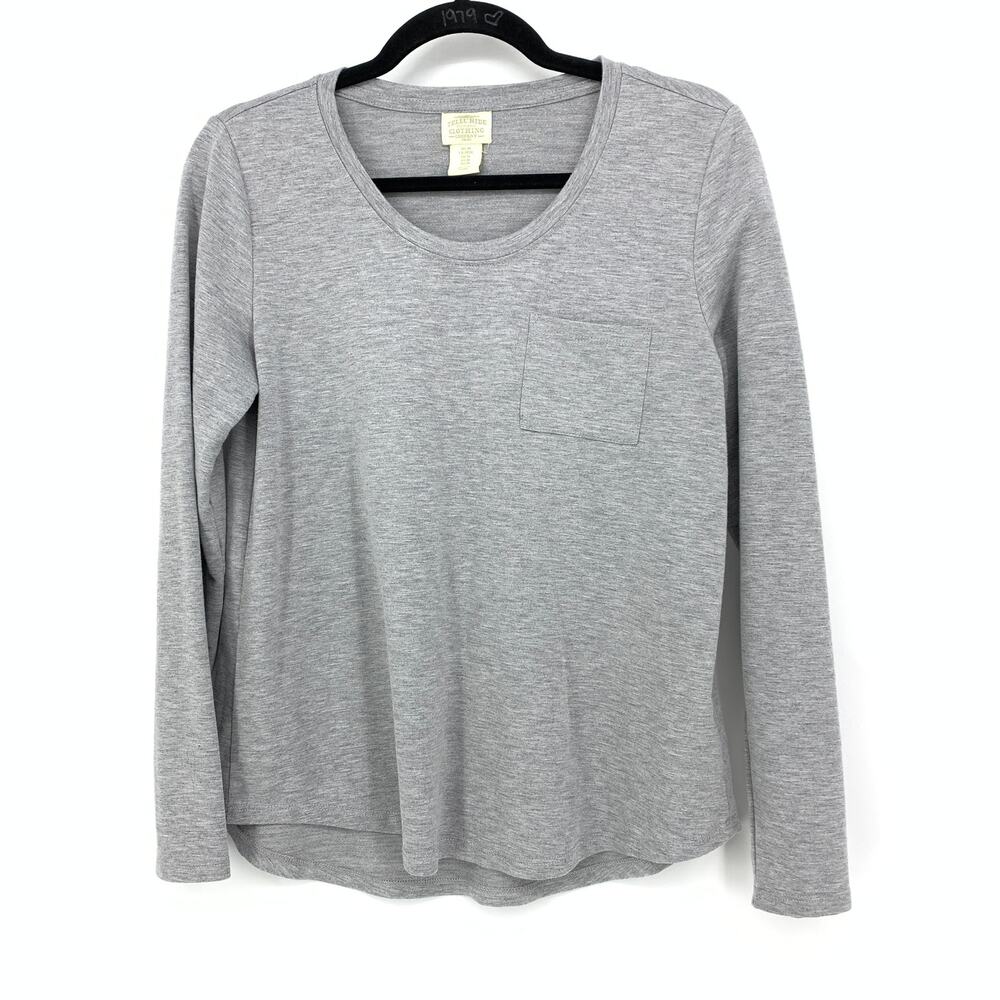 Telluride Clothing Company Long Sleeve T-Shirt Womens Sz Medium Gray
